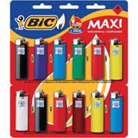 ISQUEIROS BIC MAXI CARTELA 12UN .
