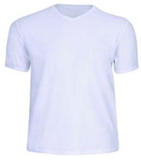 Camisetas Branca 100% poliéster para Sublimação Adulto